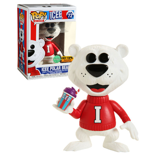 Funko POP! Ad Icons Icee #72 Icee Polar Bear (Grape - Scented) - Limited Hot Topic Exclusive - New, Mint Condition