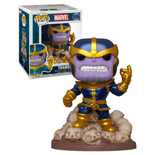 Funko POP! Marvel #556 Thanos With Infinity Gauntlet (Metallic) Super Sized 6" - New, Mint Condition