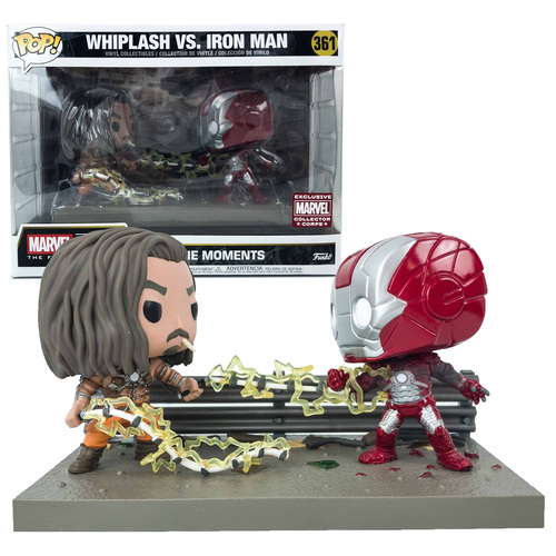 Funko Marvel Studios The First Ten Years POP Marvel Whiplash vs. Iron Man  Exclusive Vinyl Bobble Head 361 Movie Moments, Marvel Studios 10 Box -  ToyWiz