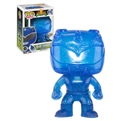 Funko POP! Television Mighty Morphin Power Rangers #410 Blue Ranger - Morphing Exclusive - New, Mint Condition