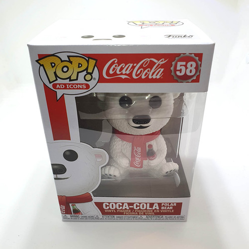 Funko POP! Ad Icons Coca-Cola #58 Coca-Cola Polar Bear #1 - USA Import - New, Slight Box Damage