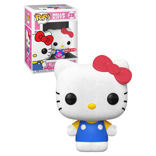 Funko POP! Sanrio #28 Hello Kitty (Classic) - Yellow, Flocked Variant - Exclusive Target Import - New, Mint Condition