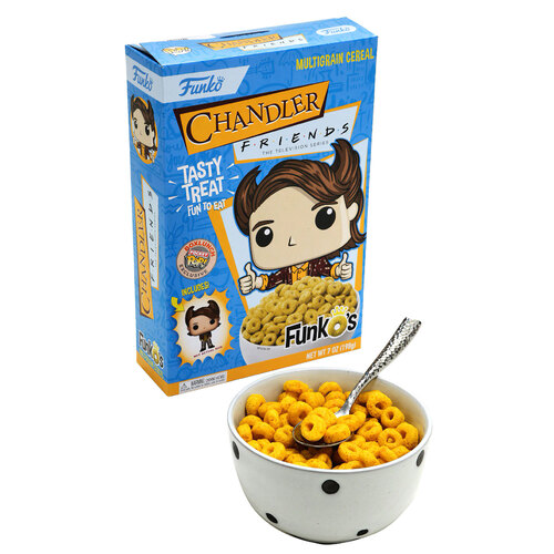 Funko Friends ‘Chandler’ FunkO's Cereal With Pocket Pop! - BoxLunch Exclusive Import - New, Mint Condition