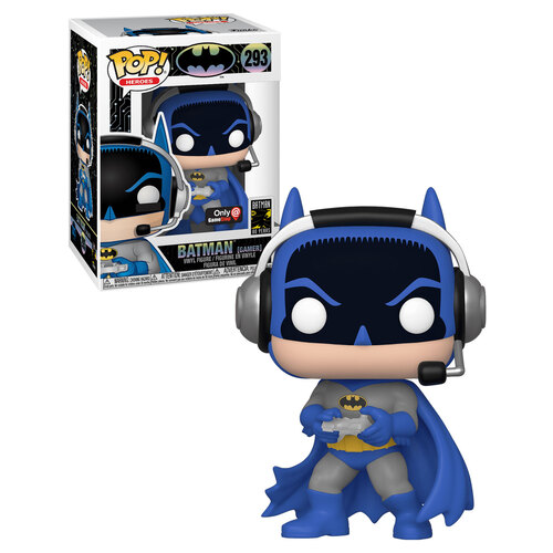 Funko POP! Heroes Batman #293 Batman (Gamer) - Gamestop Exclusive Import - New, Mint Condition