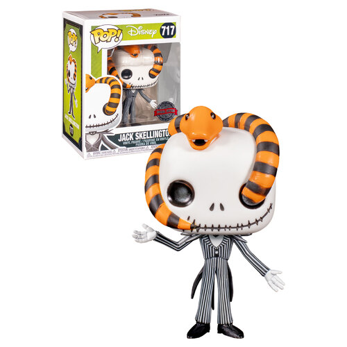 Funko POP! Disney The Nightmare Before Christmas #717 Jack Skellington (With Snake In Head) - New, Mint Condition