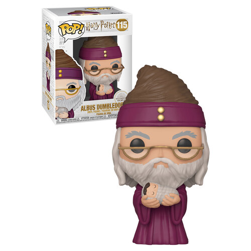 Funko POP! Harry Potter #115 Dumbledore With Baby Harry - New, Mint Condition
