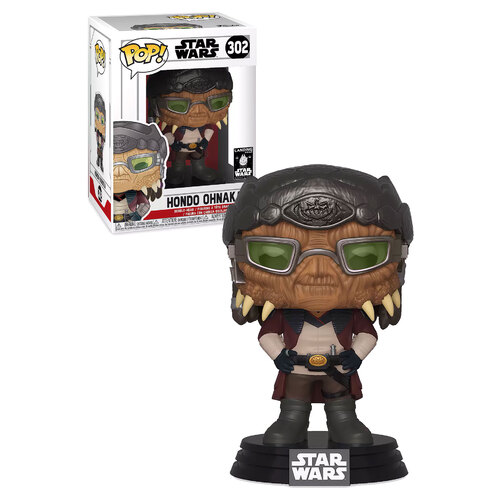 Funko POP! Star Wars #302 Hondo Ohnaka - Limited Galaxy's Edge (Disney Parks) Exclusive - New, Mint Condition