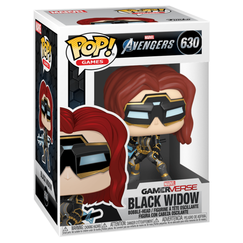 Funko Pop! Games Marvel The Avengers #630 Black Widow POP! Vinyl - New, Mint Condition