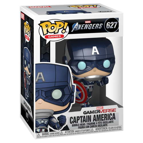 Funko Pop! Games Marvel Avengers #627 Captain America POP! Vinyl - New, Mint Condition