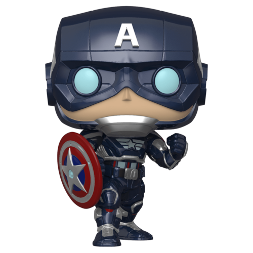 Funko Pop! Games Marvel The Avengers #627 Captain America (Glow In The Dark) POP! Vinyl - New, Mint Condition