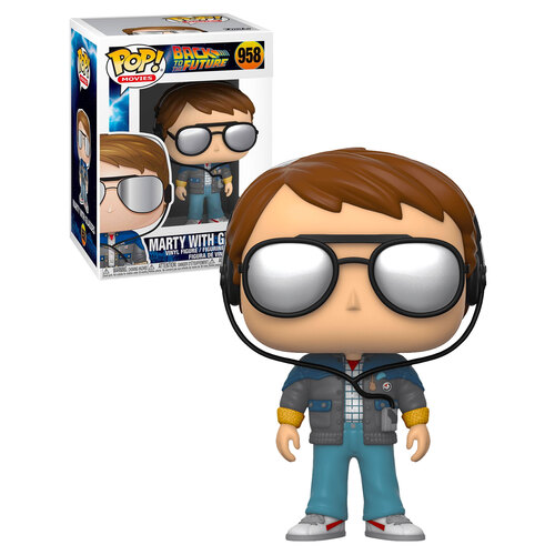 Funko Pop! Movies Back To The Future #958 Marty (Sunglasses) POP! Vinyl - New, Mint Condition