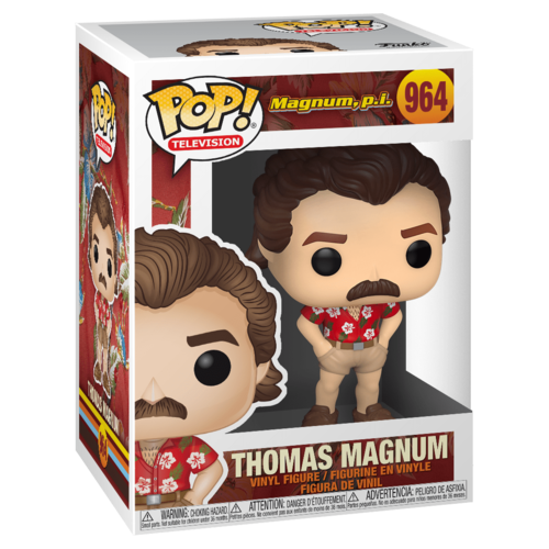 Funko Pop! Television Magnum P.I. #964 Thomas Magnum POP! Vinyl - New, Mint Condition