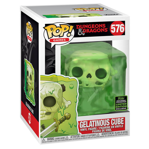 Funko POP! Games Dungeons & Dragons #576 Gelatinous Cube - 2020 Emerald City Comic Con (ECCC) Exclusive - New, Mint Condition
