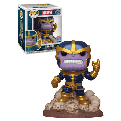 Funko POP! Marvel #556 Thanos (Metallic) Super Sized 6" - PX Previews Exclusive - New, Mint Condition