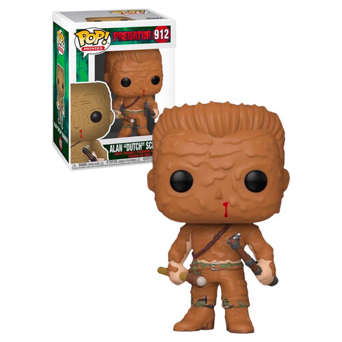 Funko Pop! Movies Predator #912 Alan "Dutch" Schaefer (In Mud) - New, Mint Condition