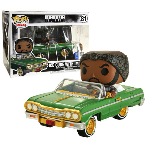 Funko POP! Rides Ice Cube #81 Ice Cube With Impala - New, Mint Condition