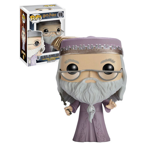 Funko POP! Harry Potter #15 Dumbledore With Wand - New Mint Condition