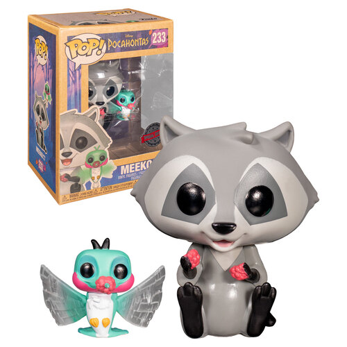 Funko POP! Disney Pocahontas #233 Meeko With Flit - Earth Day Special Release - New, Mint Condition