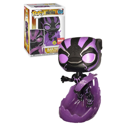 Funko POP! Marvel Black Panther #612 Black Panther (Glows In The Dark) - Collector Corps Exclusive - New, Mint Condition