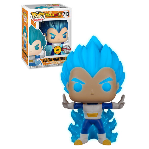 Funko POP! Animation Dragonball Z #713 Vegeta (Powering Up - Glow) - Limited Chase Edition - New, Mint Condition