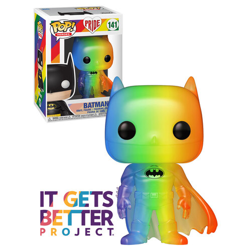 Funko POP! Heroes #141 Pride Batman (Rainbow) - New, Mint Condition