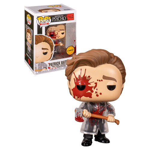 Funko POP! Movies American Psycho #942 Patrick Bateman - Limited Chase Edition - New, Mint Condition