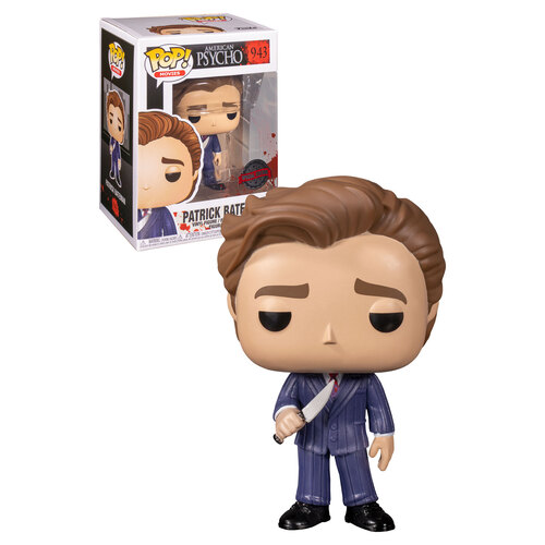 Funko POP! Movies American Psycho #943 Patrick Bateman (With Knife) - New, Mint Condition