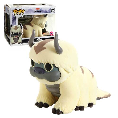 Funko POP! Avatar The Last Airbender #643 Appa (Flocked) - 6" Super Sized Pop - Limited Box Lunch Exclusive - New, Near Mint Condition