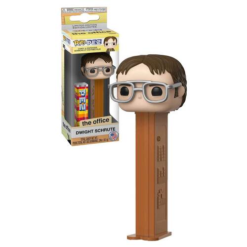 Funko POP! Pez Dwight Schultz (The Office) Limited Edition Candy & Dispenser - New, Mint Condition