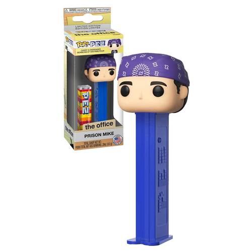 Funko POP! Pez Prison Mike (The Office) Limited Edition Candy & Dispenser - New, Mint Condition
