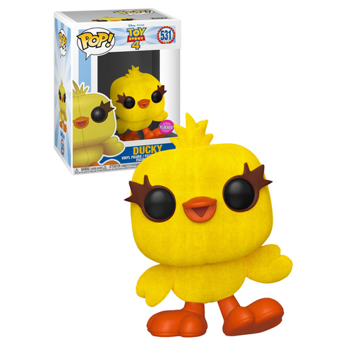 Funko POP! Disney Pixar Toy Story 4 #531 Ducky (Flocked) - New, Mint Condition