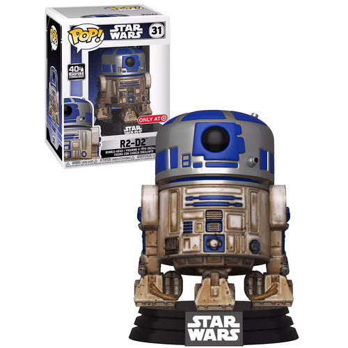 FUNKO POP VINYL STAR WARS R2-D2 DAGOBAH #31 EXCLUSIVE FREE POP PROTECTOR 