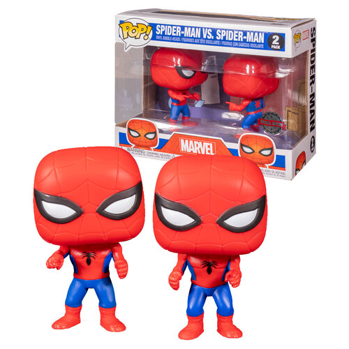 Funko POP! Marvel 2 Pack Spider-Man Vs. Spider-Man - New, Mint Condition