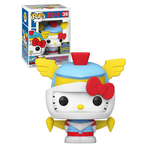 Funko POP! Sanrio #39 Hello Kitty (Robot) 2020 San Diego Comic Con (SDCC) Limited Edition - New, Mint Condition