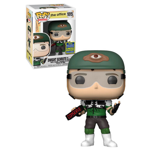 Funko POP! Television The Office #1015 Dwight Schrute As Recyclops 2020 San Diego Comic Con (SDCC) Limited Edition - New, Mint Condition