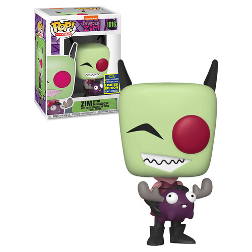 Funko POP! Animation Invader Zim #1016 Zim With Minimoose 2020 San Diego Comic Con (SDCC) Limited Edition - New, Mint Condition
