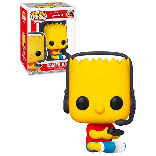 Funko POP! Television The Simpsons #1035 Gamer Bart - New, Mint Condition