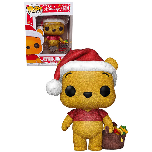 Funko POP! Disney Winnie The Pooh #614 Pooh Diamond Collection (Holiday) - New, Mint Condition