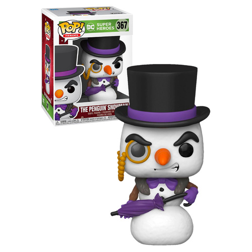 Funko POP! DC Holiday #367 Penguin Snowman - New, Mint Condition