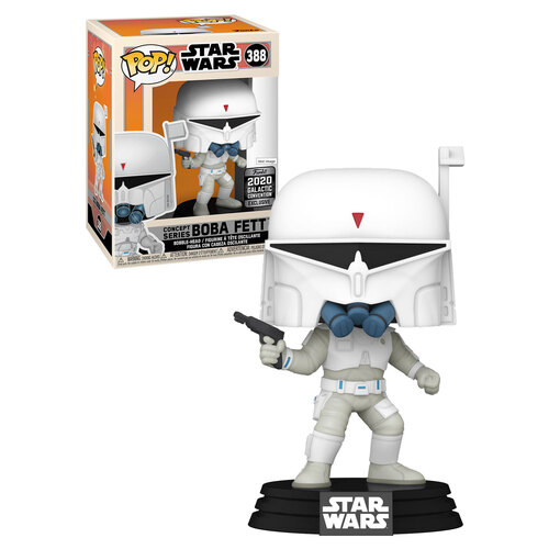 Funko POP! Star Wars #388 Concept Series Boba Fett - 2020 Galactic Convention Exclusive - New, Mint Condition