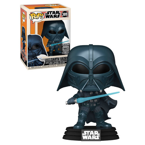 Funko POP! Star Wars #389 Concept Series Darth Vader - 2020 Galactic Convention Exclusive - New, Mint Condition
