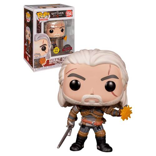 geralt and roach funko pop