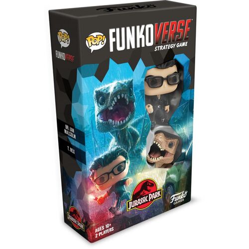 Funko Pop! Funkoverse Jurassic Park 2-pack Strategy Board Game #101 - Expandalone - New, Sealed