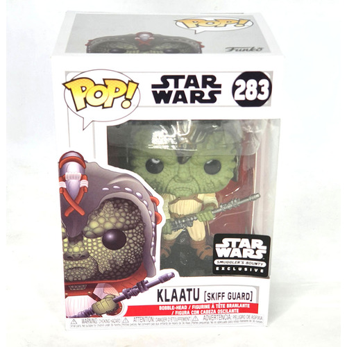 Funko POP! Star Wars #283 Klaatu (Skiff Guard) - Smugglers Bounty Exclusive - New, Minor Box Damage