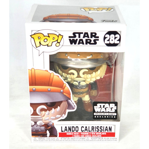 Funko POP! Star Wars #282 Lando Calrissian - Smugglers Bounty Exclusive - New, Minor Box Damage