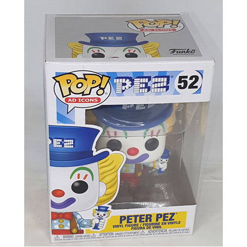 Funko POP! Ad Icons Pez #52 Peter Pez (Blue Hat, Red Pants) - USA Import - New, Slight Box Damage