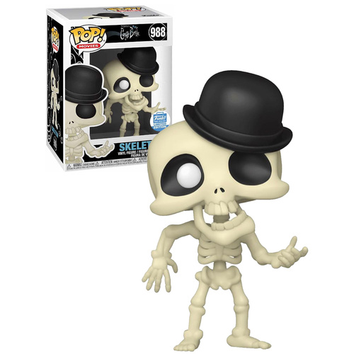 Funko POP! Movies The Corpse Bride #988 Skeleton - Funko Shop Limited Edition - New, Mint Condition