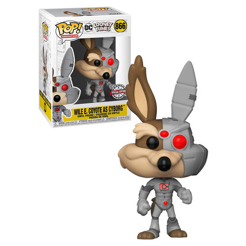 Funko POP! DC Looney Tunes #866 Wile E. Coyote As Cyborg - New, Mint Condition