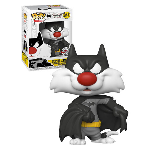 Funko POP! Animation DC Looney Tunes #844 Sylvester As Batman - New, Mint Condition