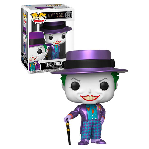 Funko POP! Heroes Batman #337 The Joker (Metallic) - New, Mint Condition